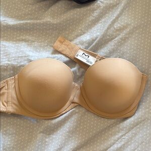 Tan Strapless Bra